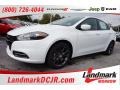 2016 Bright White Dodge Dart SE  photo #1