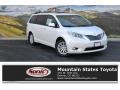 2015 Blizzard White Pearl Toyota Sienna Limited AWD  photo #1