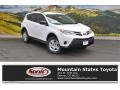 2015 Super White Toyota RAV4 LE  photo #1