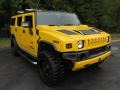 Yellow 2007 Hummer H2 SUV