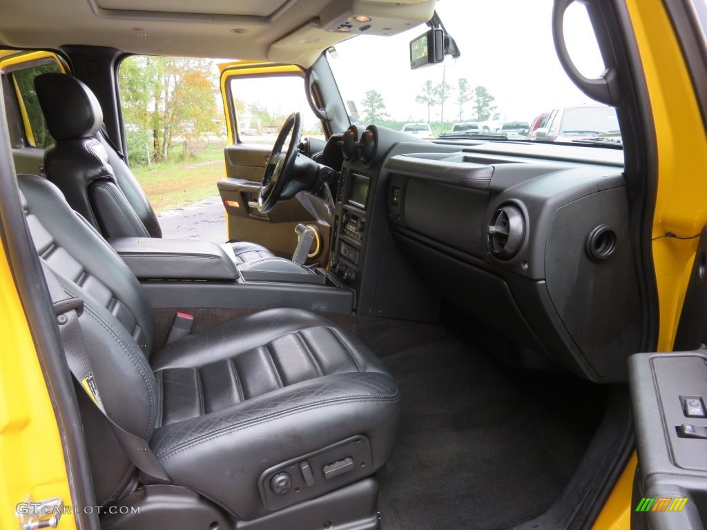 Ebony Black Interior 2007 Hummer H2 SUV Photo #108590835