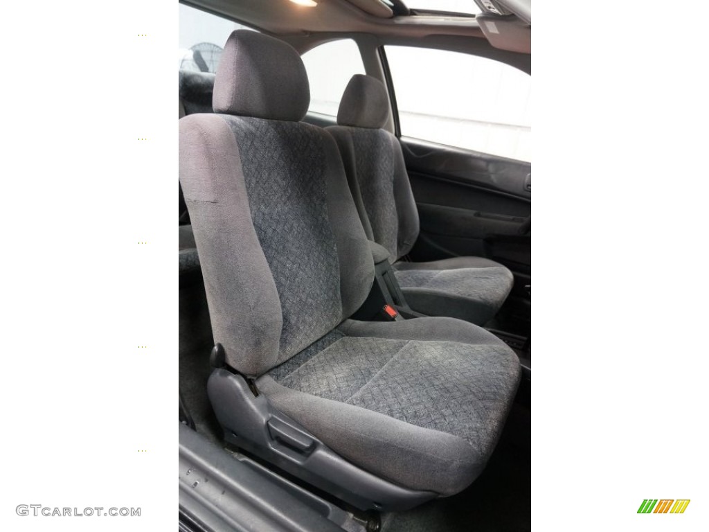 1998 Civic EX Coupe - Flamenco Black Pearl / Gray photo #17