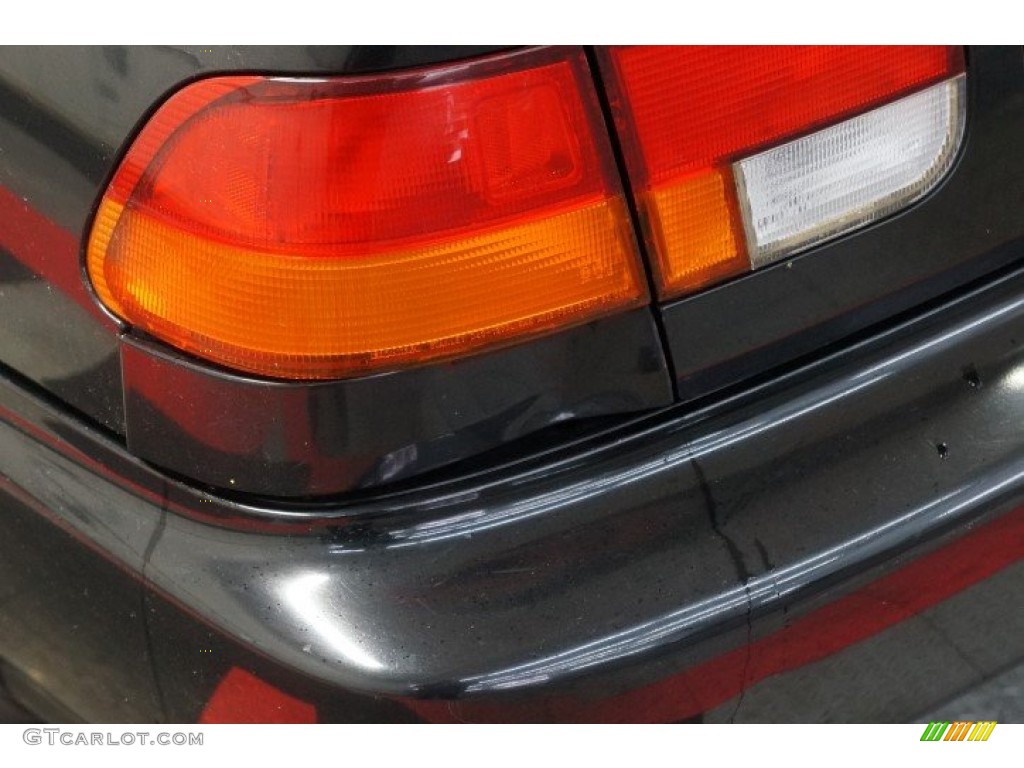 1998 Civic EX Coupe - Flamenco Black Pearl / Gray photo #63