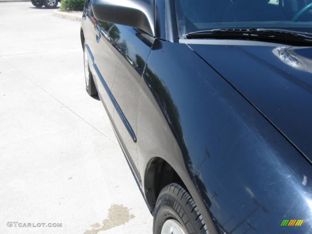 2002 Civic LX Sedan - Nighthawk Black Pearl / Gray photo #3