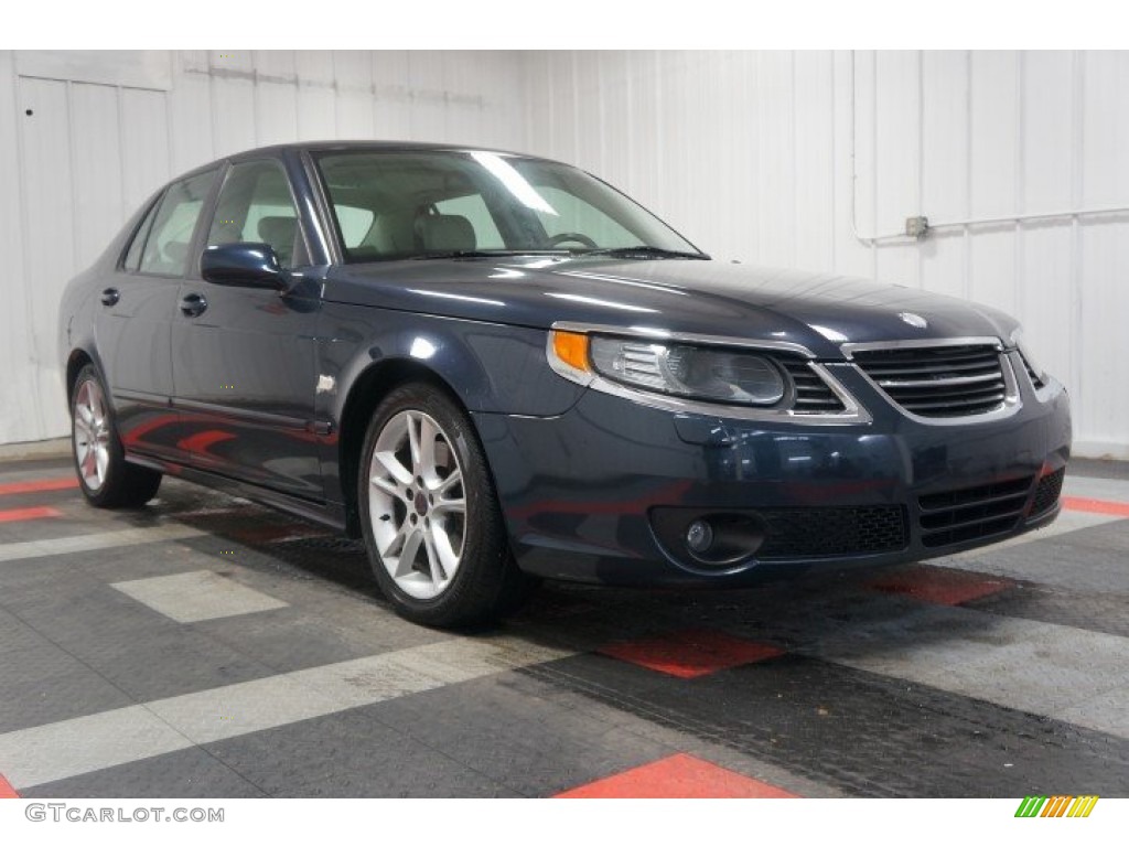 2006 9-5 2.3T Sport Sedan - Fusion Blue Metallic / Parchment photo #5