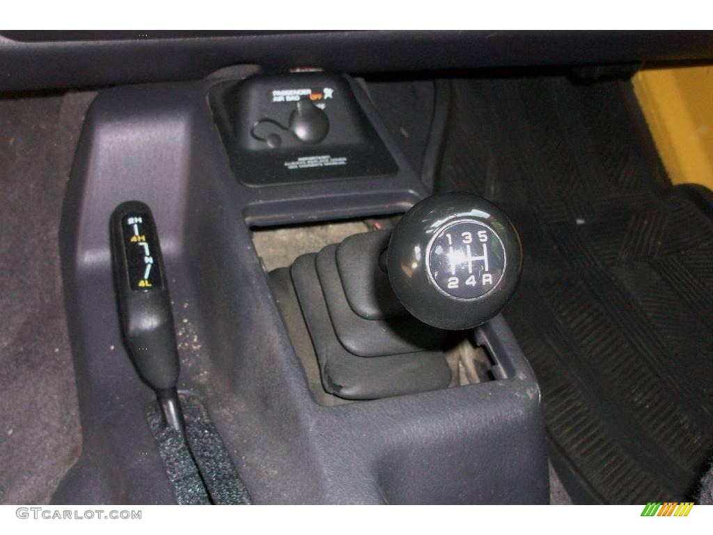 2002 Wrangler X 4x4 - Solar Yellow / Agate Black photo #8