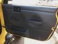 2002 Solar Yellow Jeep Wrangler X 4x4  photo #10