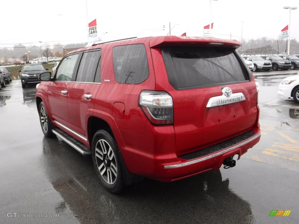 2015 4Runner Limited 4x4 - Barcelona Red Metallic / Black photo #7