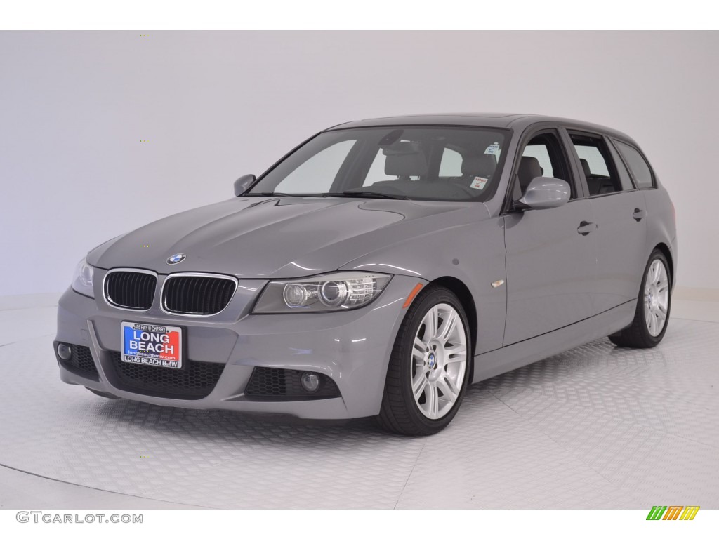 2011 3 Series 328i Sports Wagon - Space Gray Metallic / Gray Dakota Leather photo #3