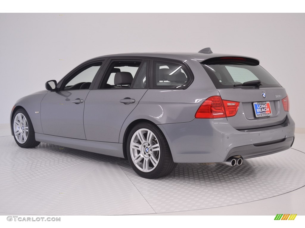 2011 3 Series 328i Sports Wagon - Space Gray Metallic / Gray Dakota Leather photo #5