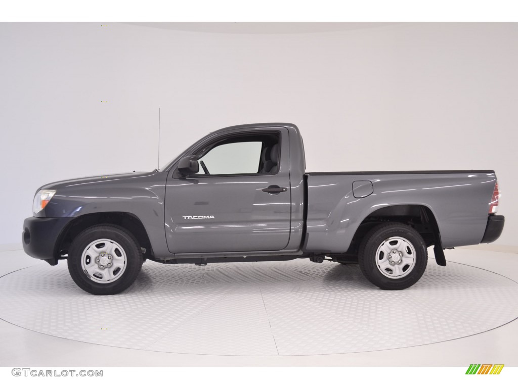 Magnetic Gray Metallic 2009 Toyota Tacoma Regular Cab Exterior Photo #108595790