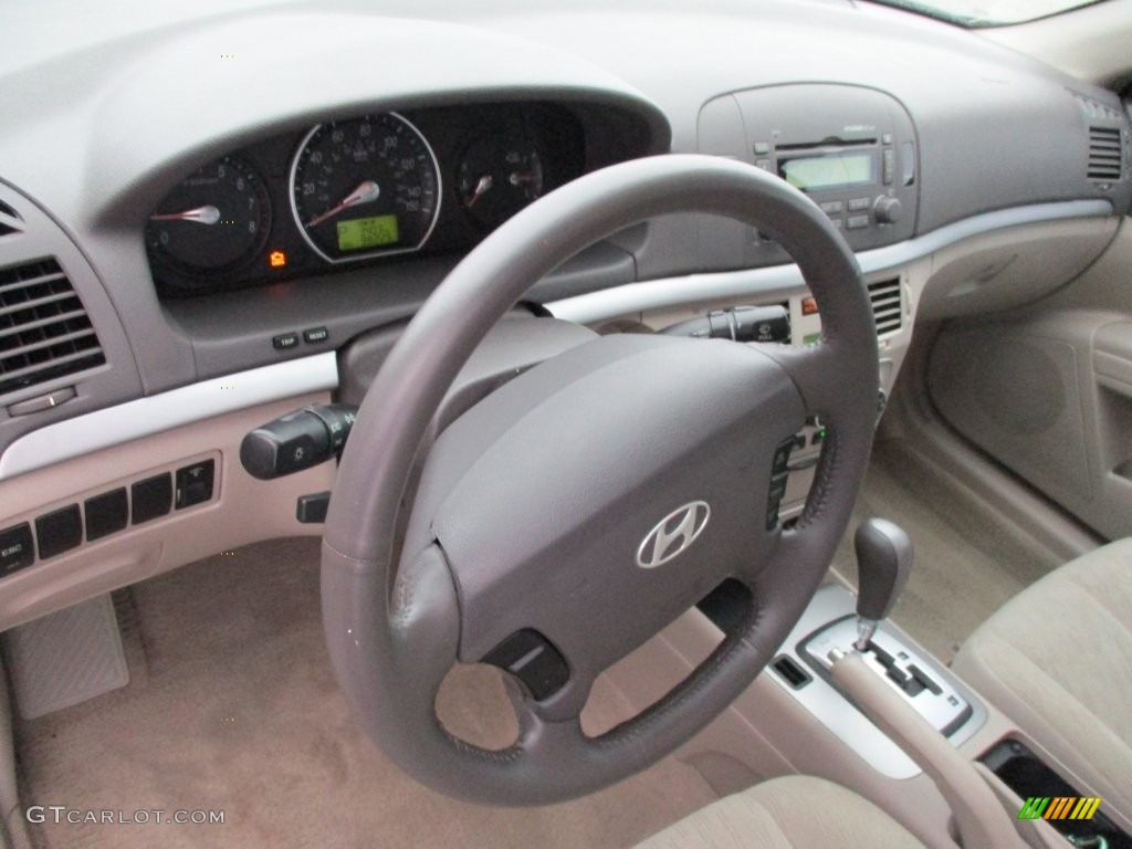2006 Sonata GL - Aquamarine Pearl / Gray photo #10