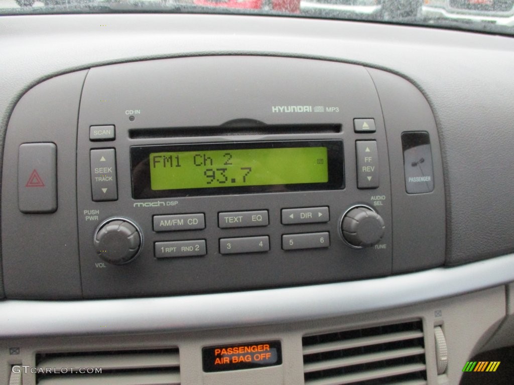 2006 Sonata GL - Aquamarine Pearl / Gray photo #12