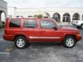 2006 Inferno Red Pearl Jeep Commander Limited  photo #6