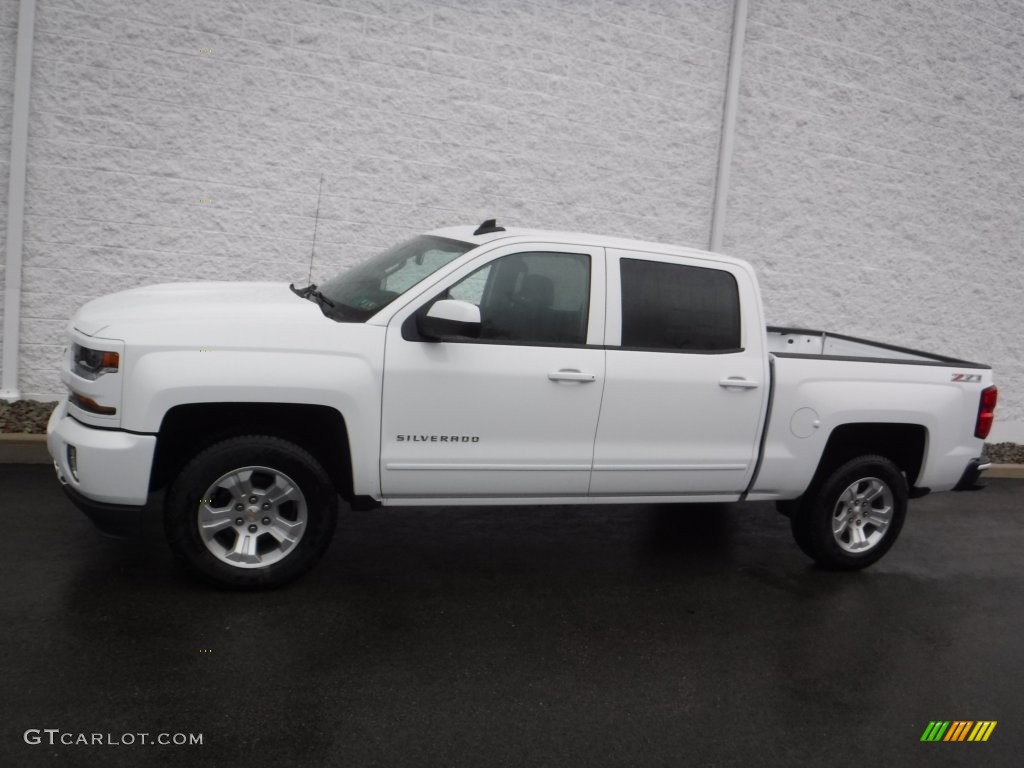 2016 Silverado 1500 LT Z71 Crew Cab 4x4 - Summit White / Jet Black photo #2