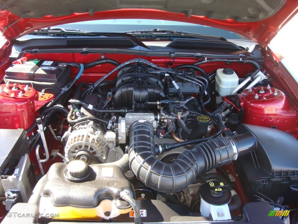 2006 Mustang V6 Premium Convertible - Redfire Metallic / Light Parchment photo #29