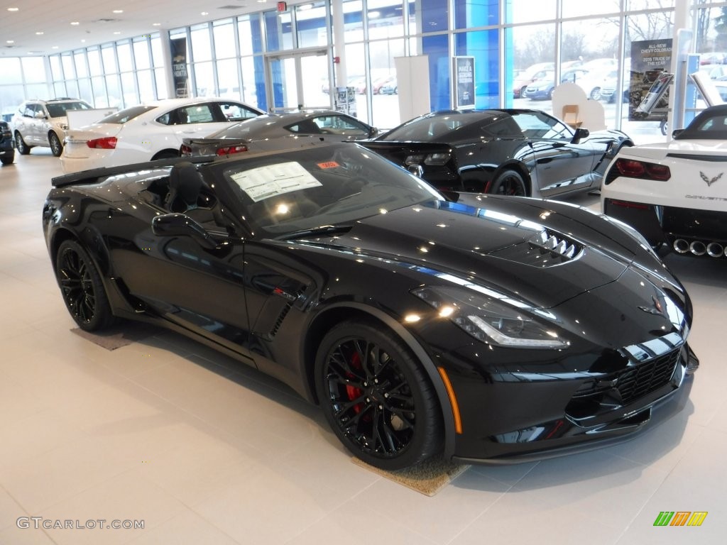 2016 Corvette Z06 Convertible - Black / Jet Black photo #3