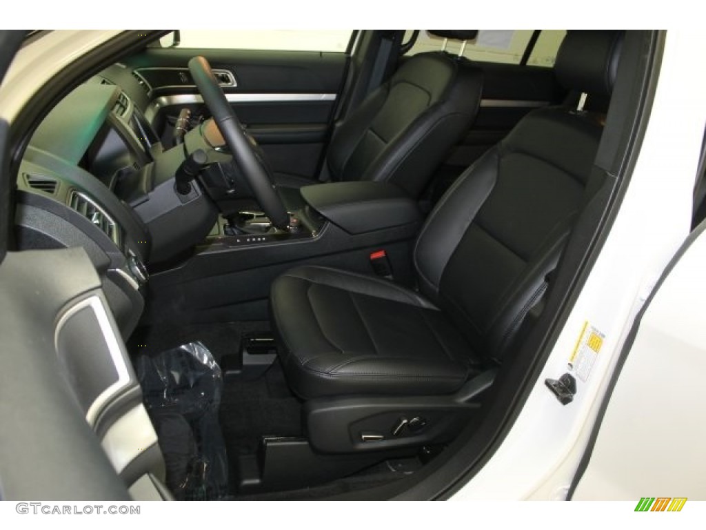 2016 Explorer XLT 4WD - White Platinum Metallic Tri-Coat / Ebony Black photo #8