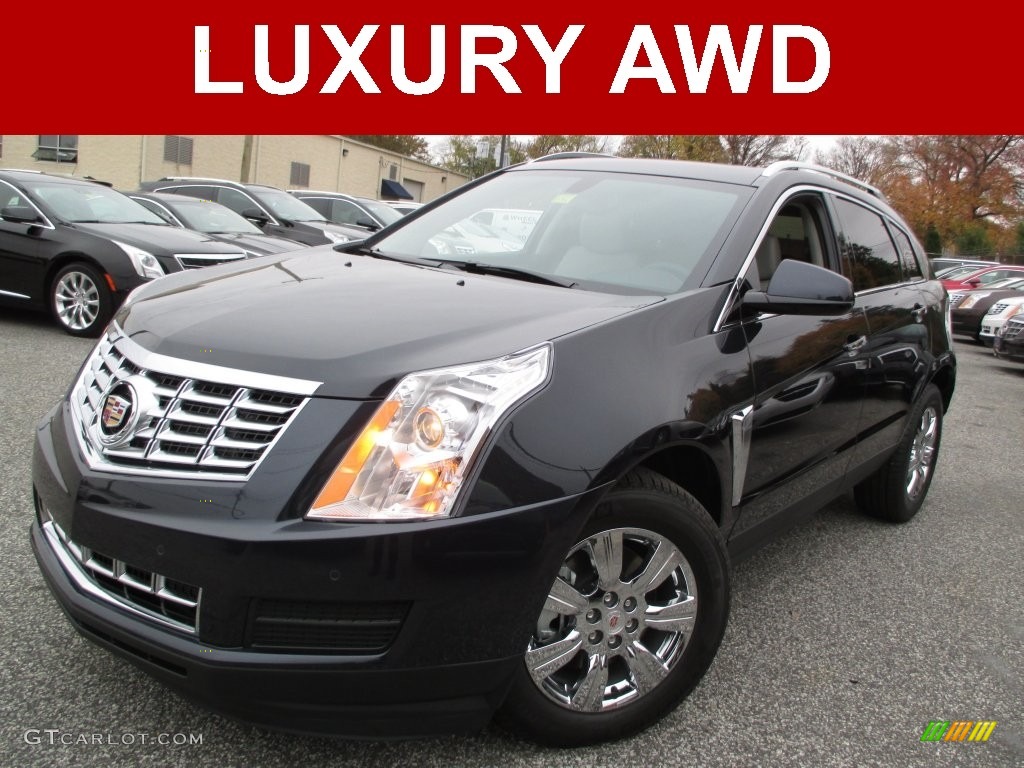 2016 SRX Luxury AWD - Sapphire Blue Metallic / Light Titanium/Ebony photo #1