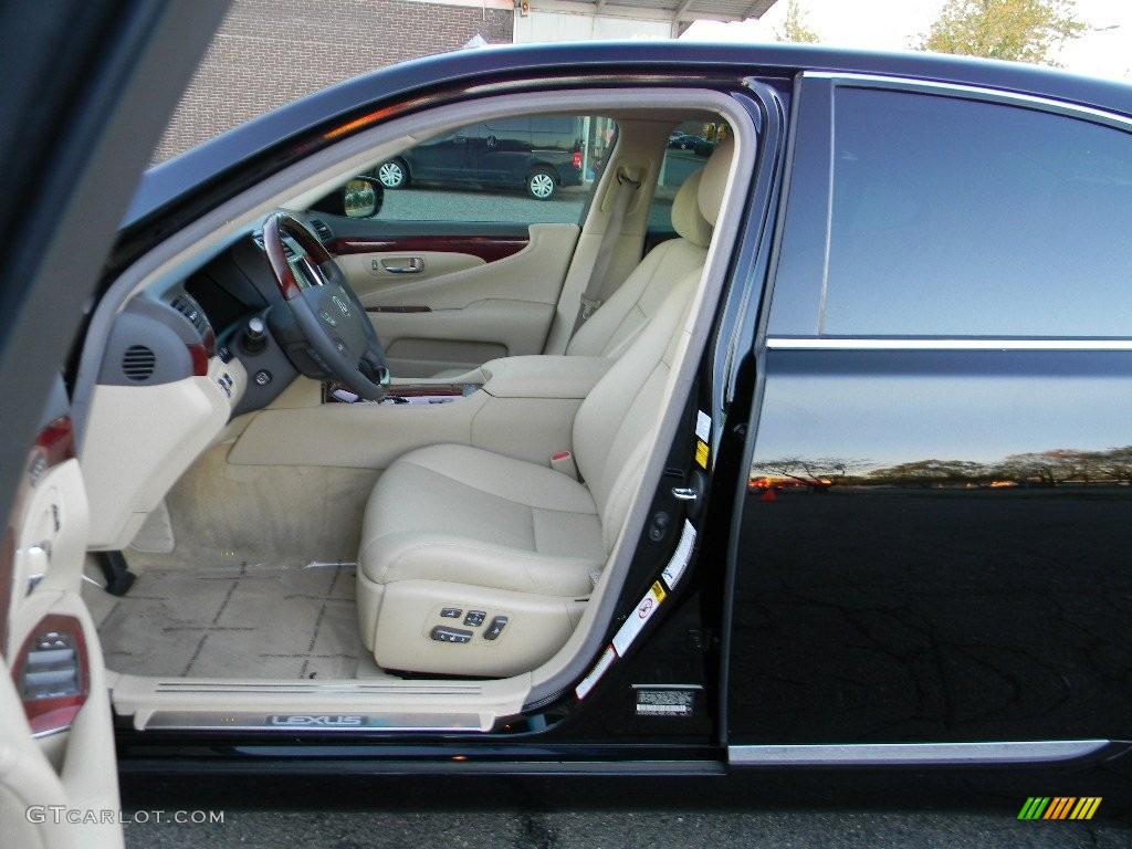 2007 LS 460 - Black Sapphire Pearl / Cashmere photo #17