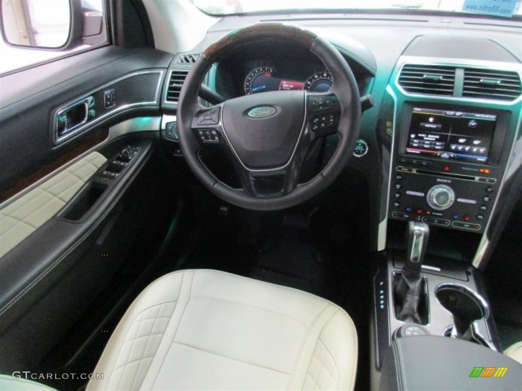 Platinum Medium Soft Ceramic Nirvana Leather Interior 2016 Ford Explorer Platinum 4WD Photo #108610742
