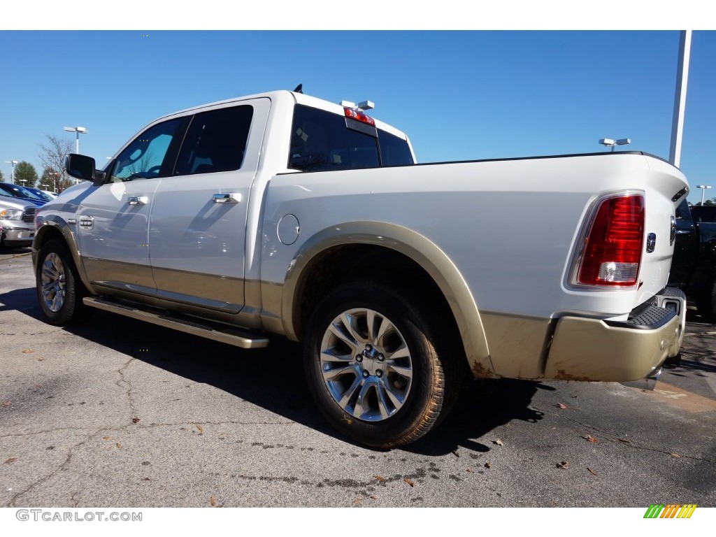 2016 1500 Laramie Longhorn Crew Cab - Bright White / Canyon Brown/Light Frost Beige photo #2