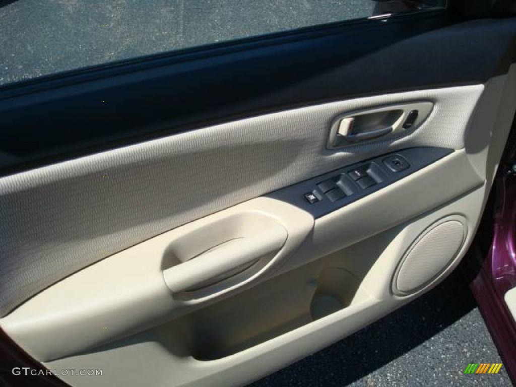 2007 MAZDA3 i Sport Sedan - Phantom Purple Mica / Beige photo #14