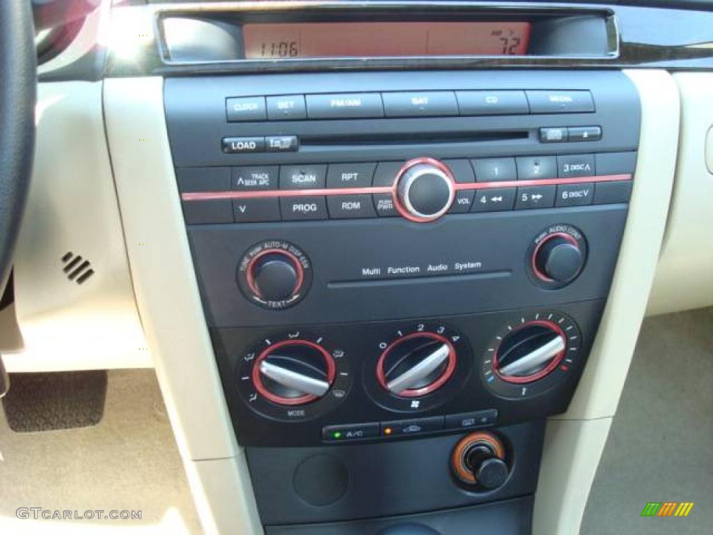 2007 MAZDA3 i Sport Sedan - Phantom Purple Mica / Beige photo #18
