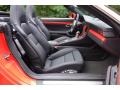 Black 2016 Porsche 911 Turbo S Cabriolet Interior Color