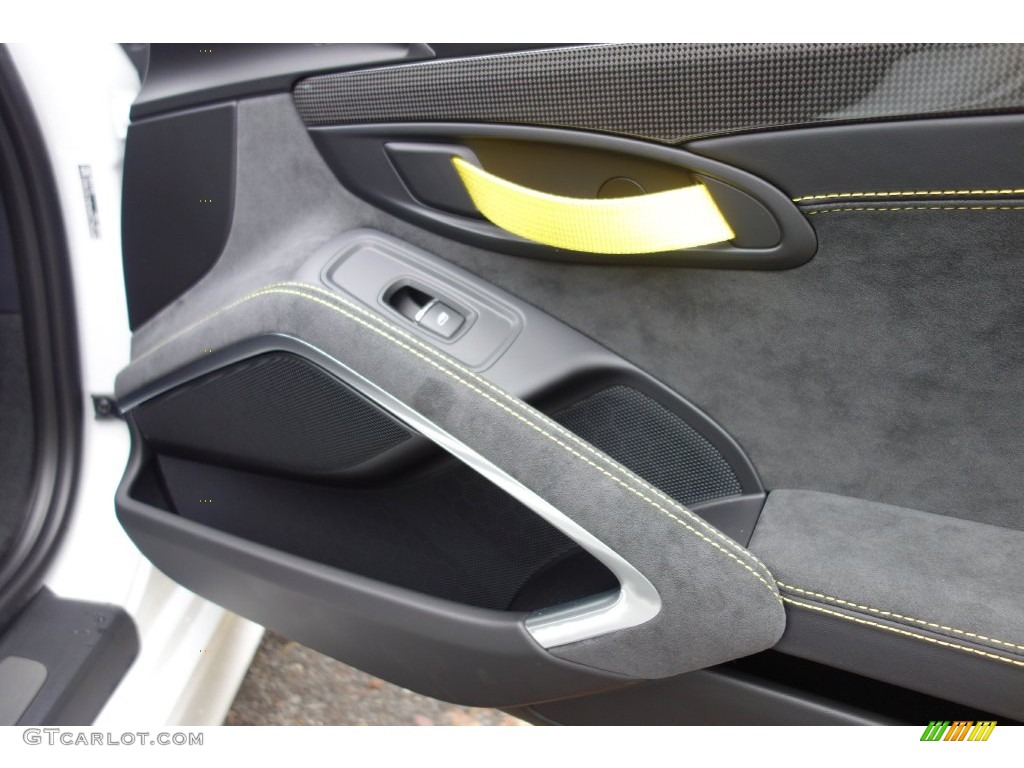 2016 Porsche Cayman GT4 Black Door Panel Photo #108615668