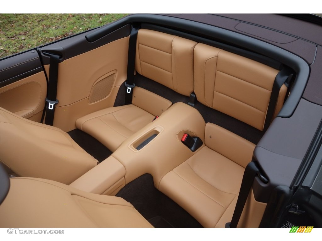 Espresso/Cognac Natural Leather Interior 2014 Porsche 911 Carrera 4S Cabriolet Photo #108616730