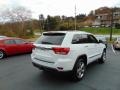 2013 Bright White Jeep Grand Cherokee Overland 4x4  photo #3