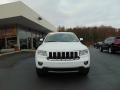 2013 Bright White Jeep Grand Cherokee Overland 4x4  photo #8