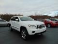 2013 Bright White Jeep Grand Cherokee Overland 4x4  photo #36