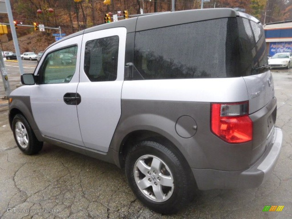 2004 Element EX AWD - Satin Silver Metallic / Gray photo #3