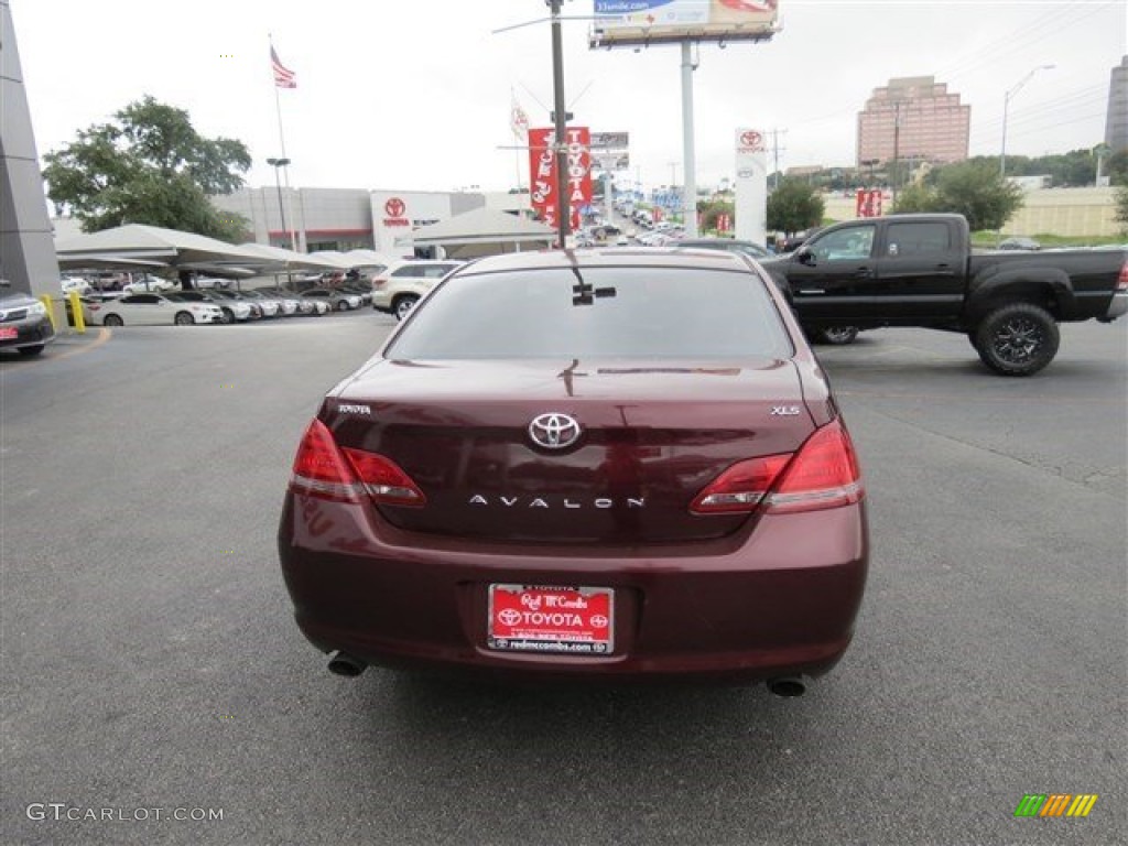 2008 Avalon XLS - Cassis Red Pearl / Graphite Gray photo #7
