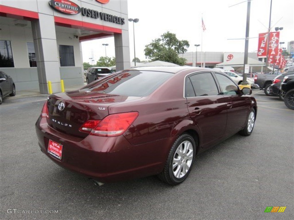 2008 Avalon XLS - Cassis Red Pearl / Graphite Gray photo #8