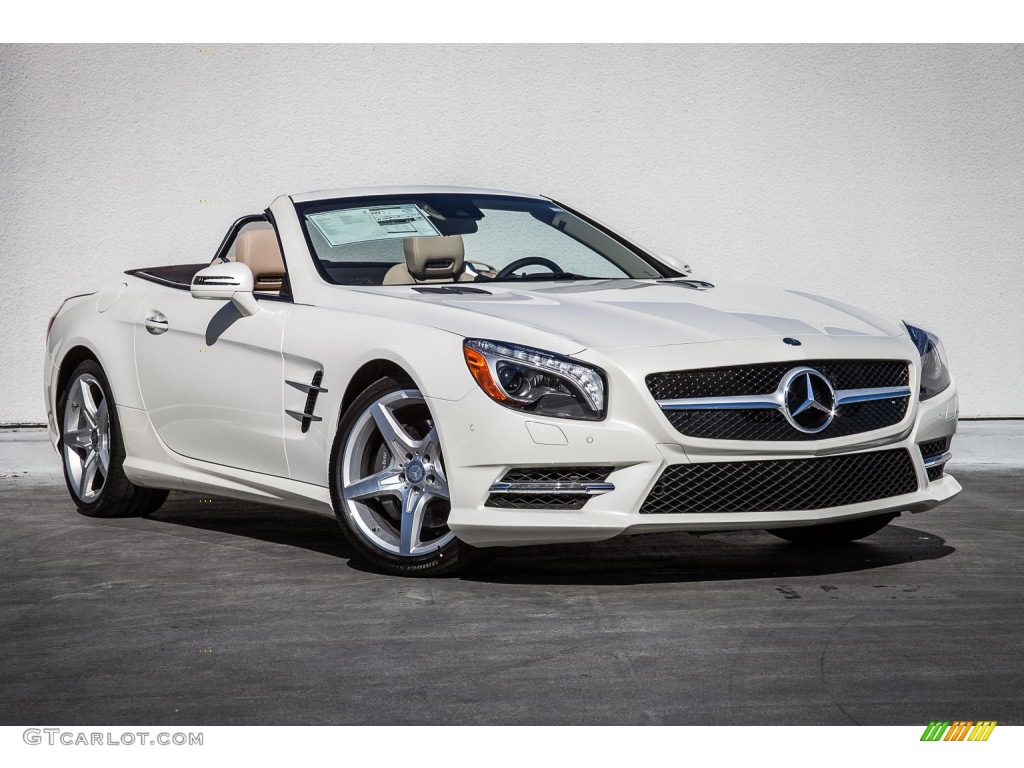 designo Diamond White Metallic 2016 Mercedes-Benz SL 400 Roadster Exterior Photo #108623213
