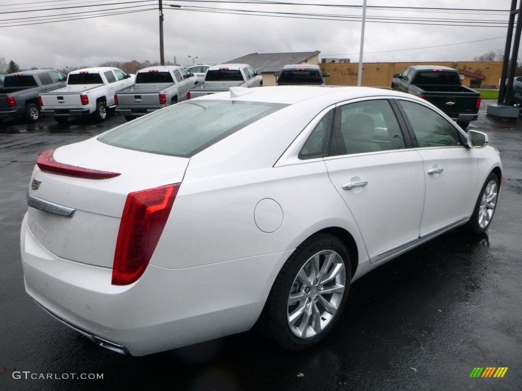 Crystal White Tricoat 2016 Cadillac XTS Luxury AWD Sedan Exterior Photo #108623441