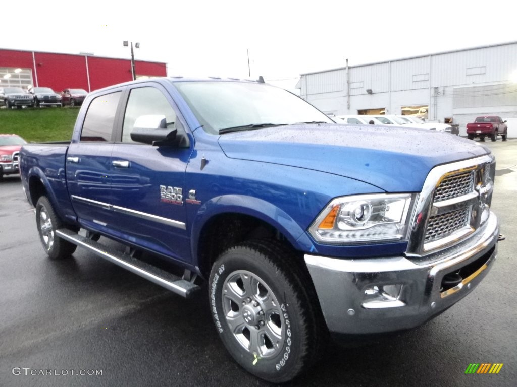 Blue Streak Pearl 2016 Ram 2500 Laramie Crew Cab 4x4 Exterior Photo #108623729