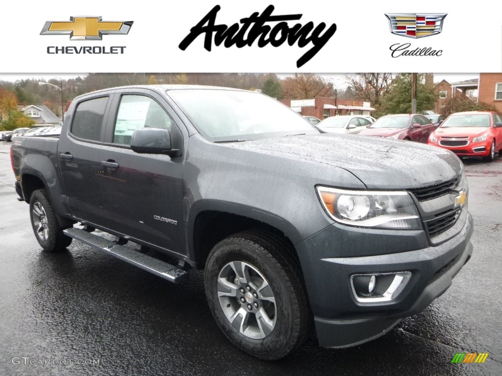 2016 Cyber Gray Metallic Chevrolet Colorado Z71 Crew Cab 4x4 Cyber Gray Metallic Chevrolet Colorado