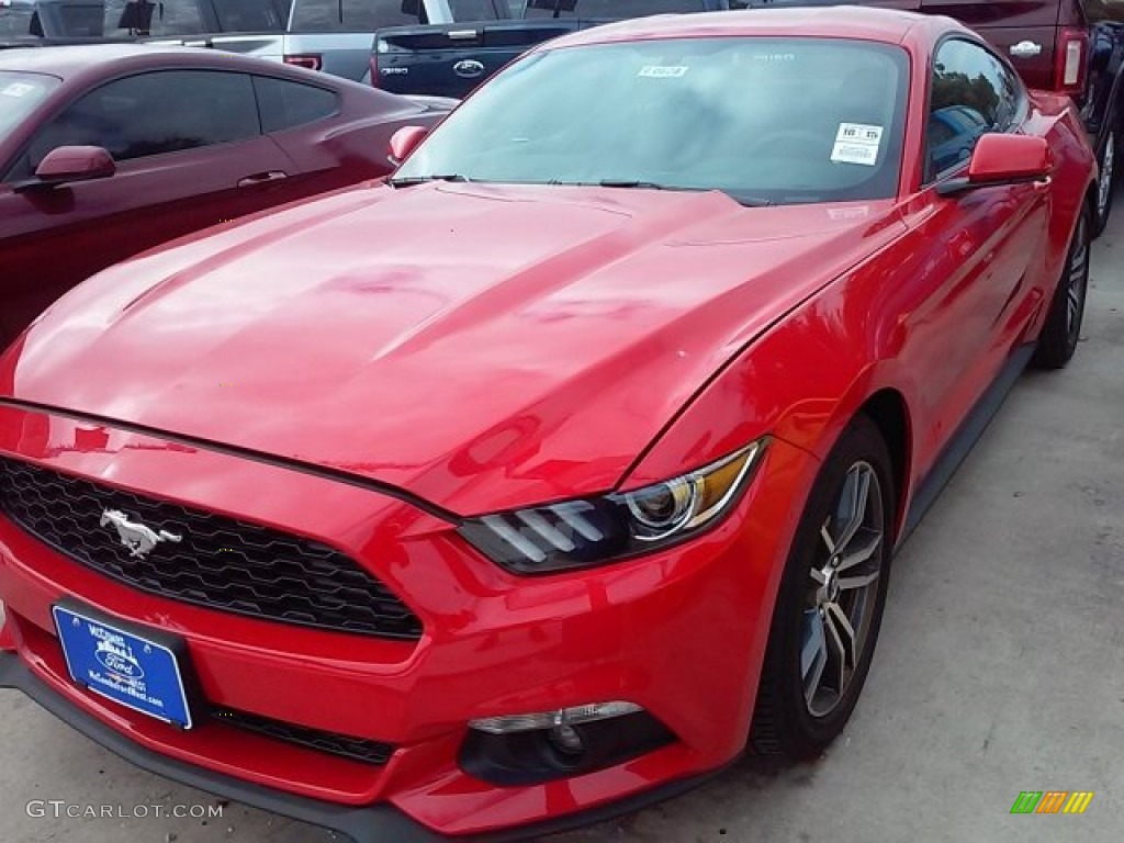 2016 Mustang EcoBoost Coupe - Race Red / Ebony photo #5