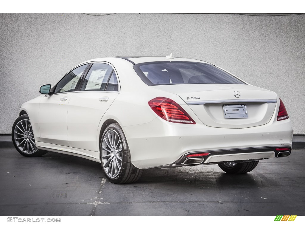 designo Diamond White Metallic 2016 Mercedes-Benz S 550 Sedan Exterior Photo #108624746