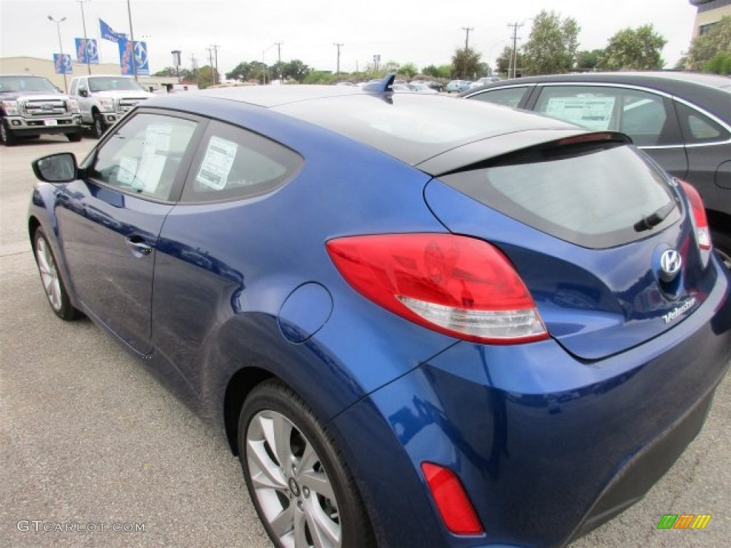 2016 Veloster  - Pacific Blue / Black photo #4