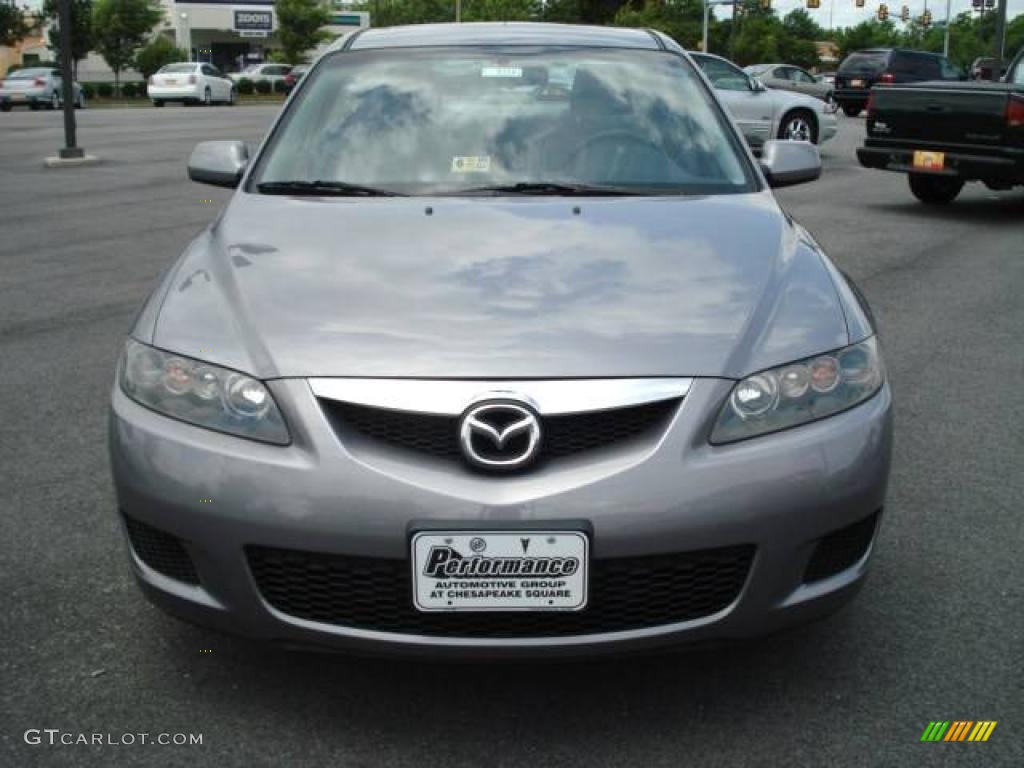 2006 MAZDA6 s Sedan - Tungsten Gray Metallic / Gray photo #8