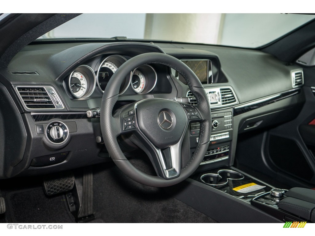 2016 E 400 Coupe - Steel Grey Metallic / Red/Black photo #6