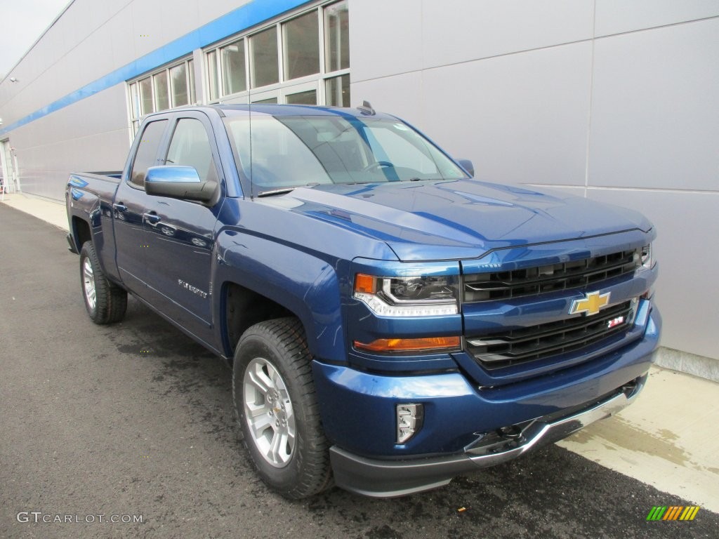 Deep Ocean Blue Metallic 2016 Chevrolet Silverado 1500 LT Z71 Double Cab 4x4 Exterior Photo #108626750