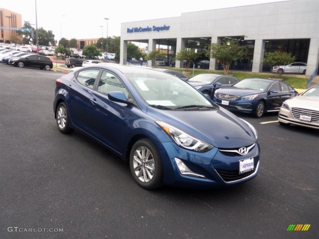 2016 Elantra SE - Blue / Beige photo #1