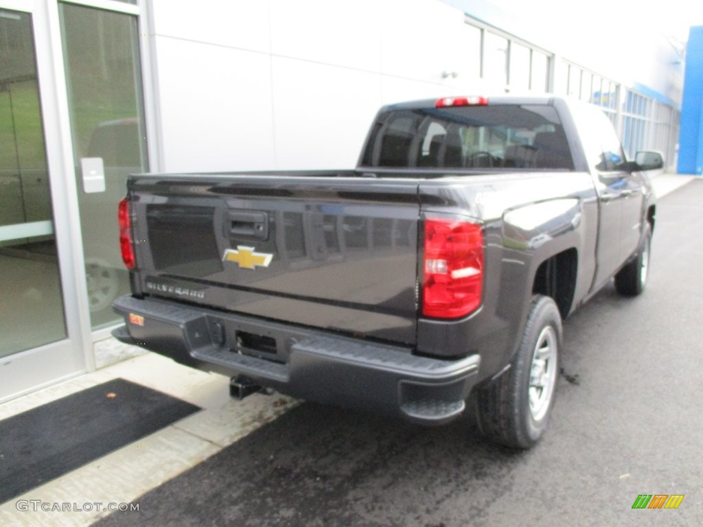 2016 Silverado 1500 WT Double Cab 4x4 - Tungsten Metallic / Dark Ash/Jet Black photo #4
