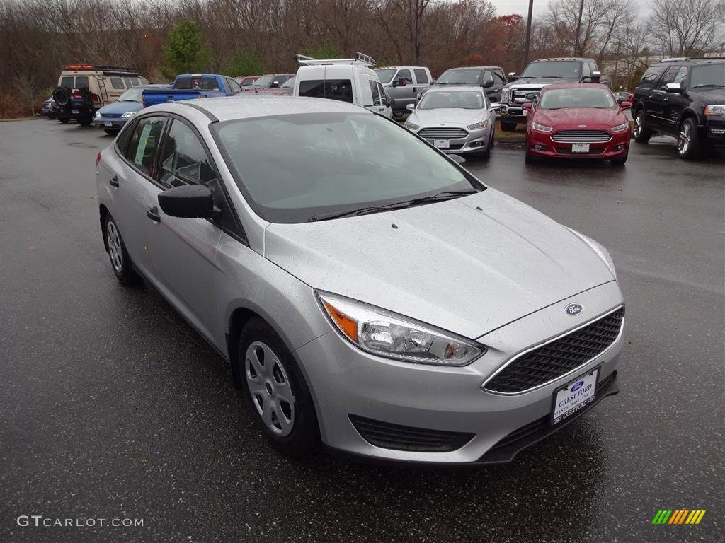 2016 Focus S Sedan - Ingot Silver / Charcoal Black photo #1